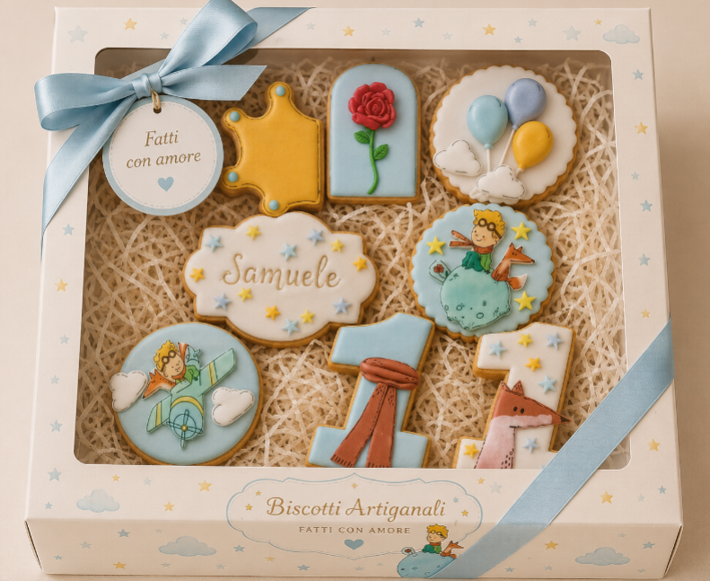 Biscotti a tema Piccolo Principe realizzati da Lucia Garro