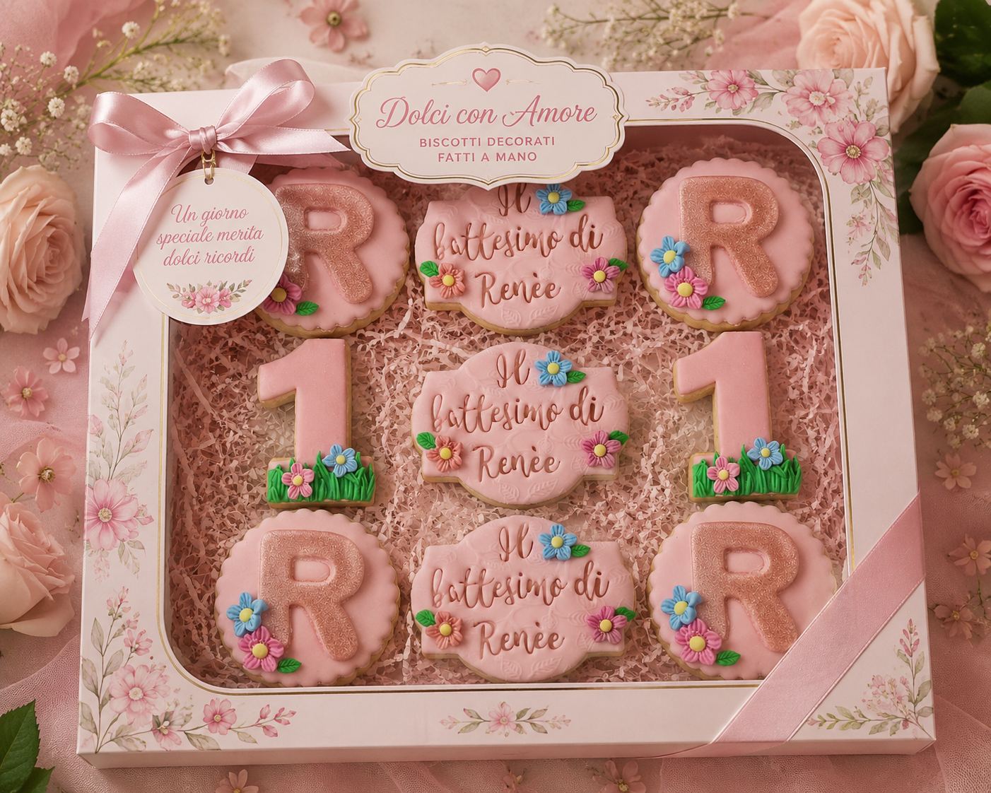 Biscotti a tema Fiorito realizzati da Lucia Garro