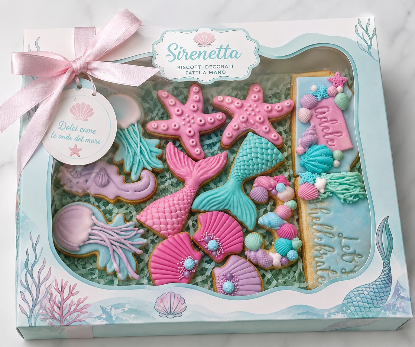 Sweet Table a tema Sirenetta realizzato da Lucia Garro