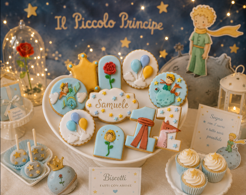 Sweet Table a tema Piccolo Principe realizzato da Lucia Garro